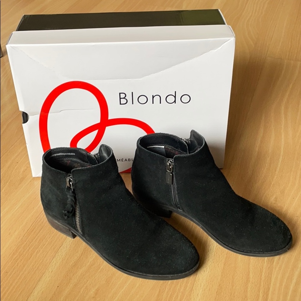 Blondo Suede booties waterproof size 7 1/2
